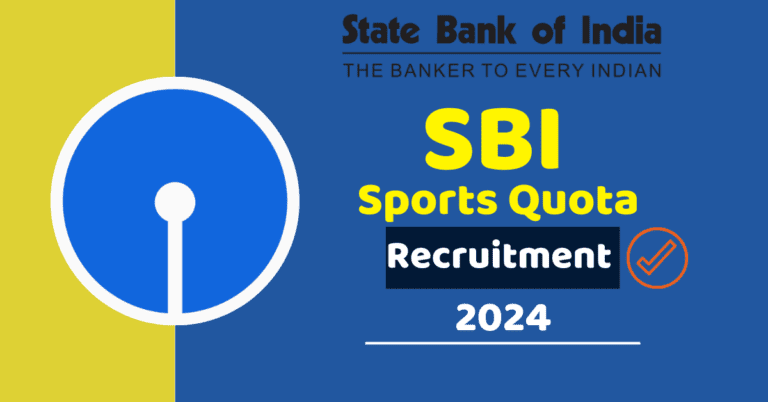 SBI Sports Quota Recruitment