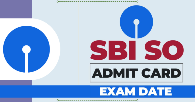 SBI SO Admit Card 2024